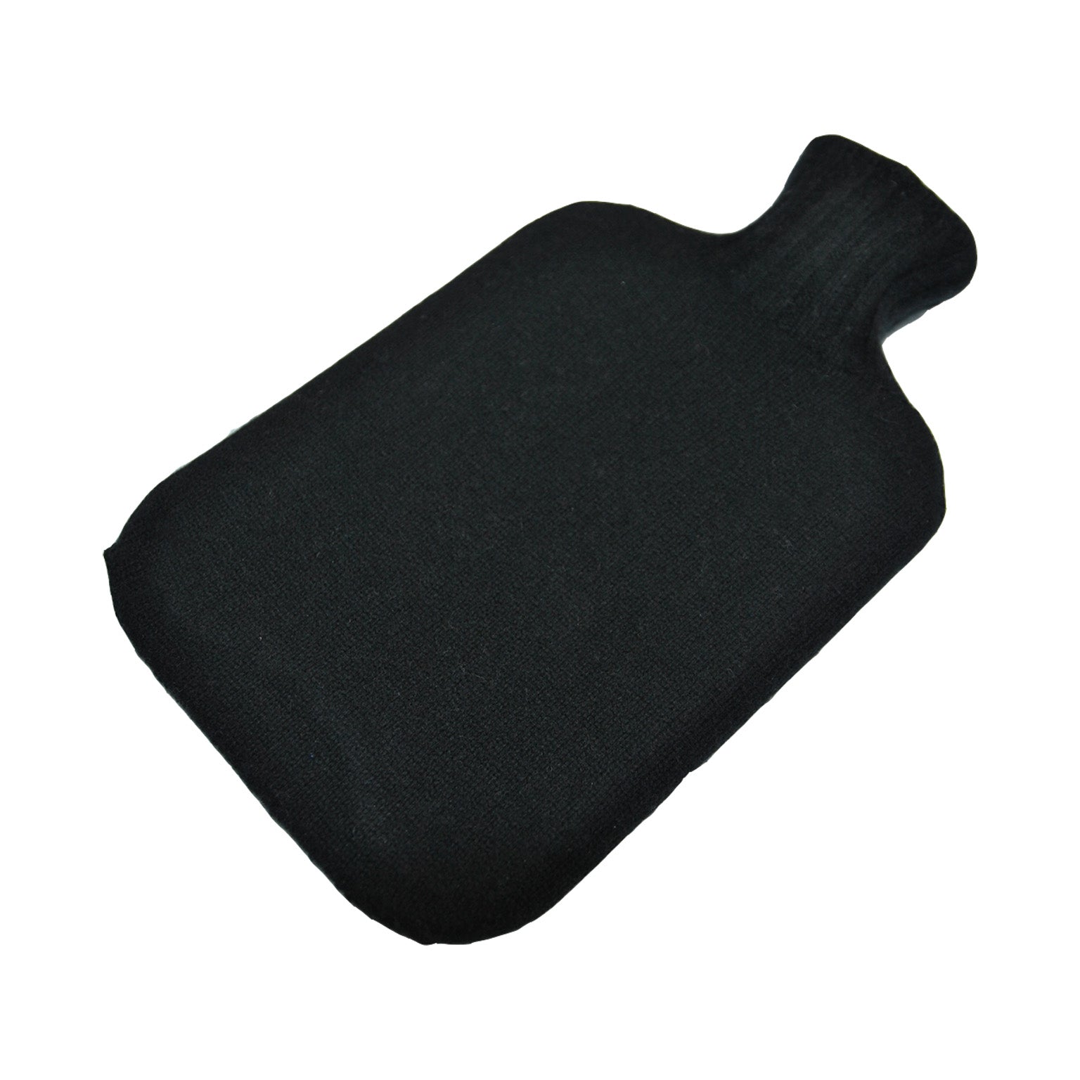 Black Knit Hot Water Bottle
