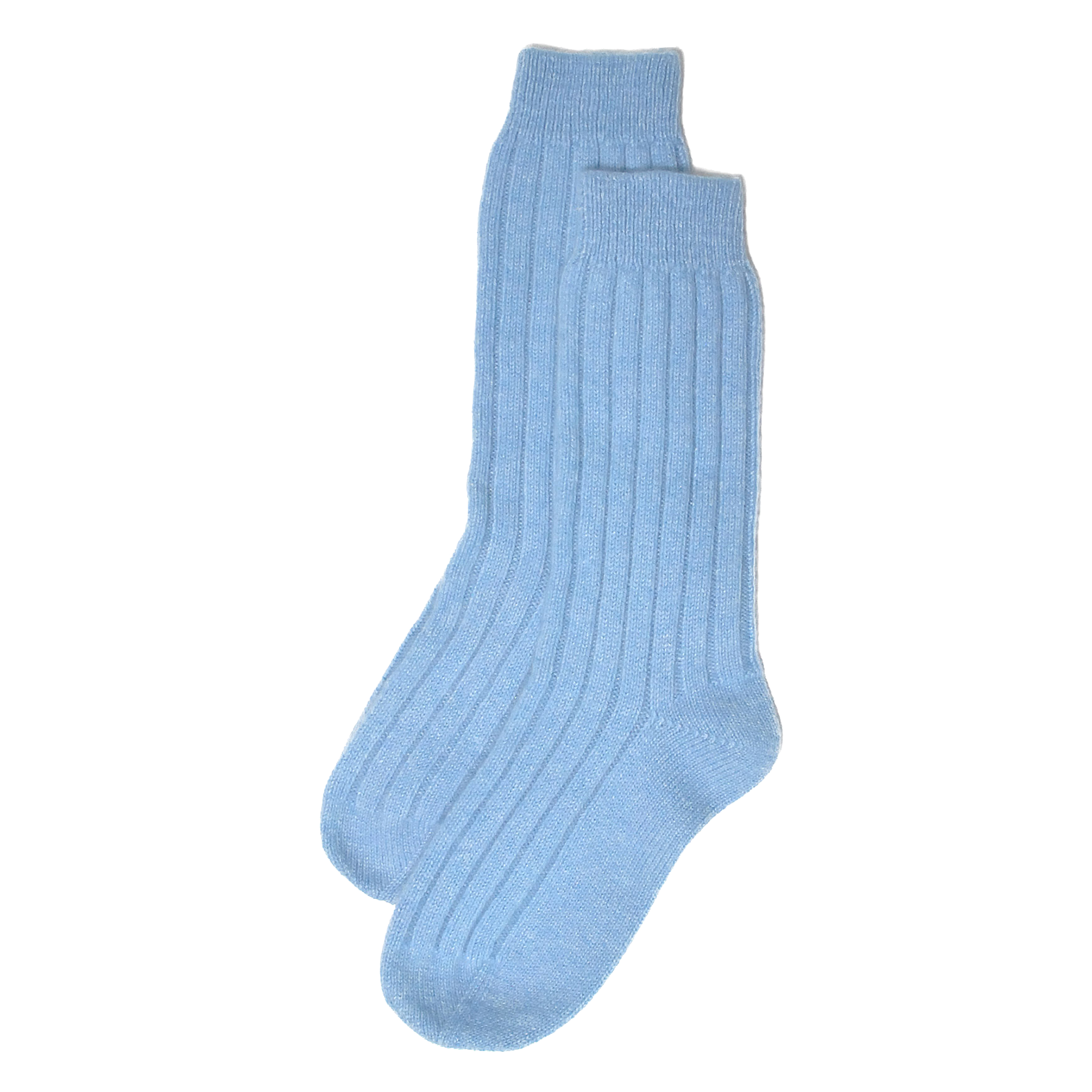 Cashmere Ribbed Bed Socks