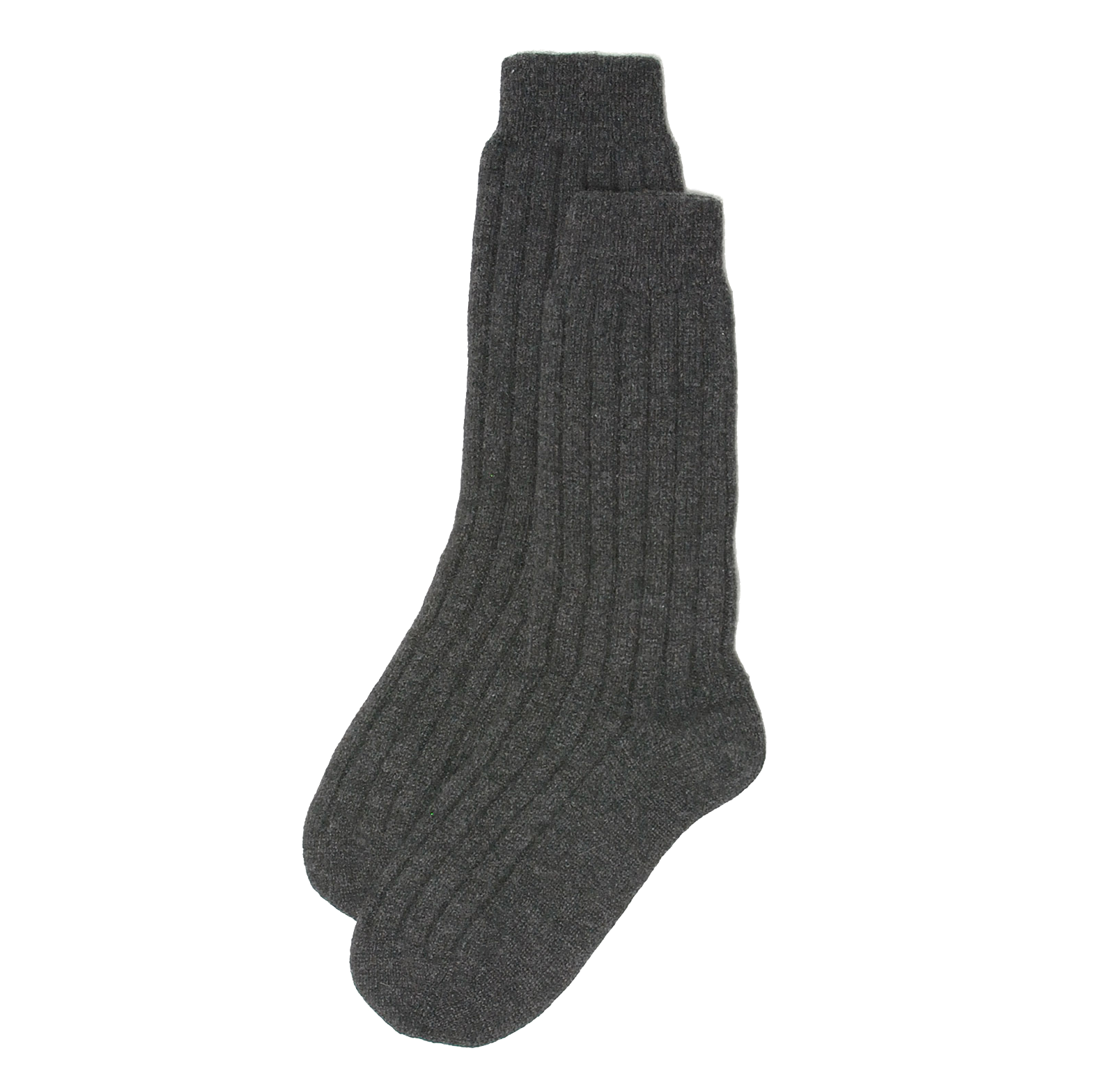 Cashmere Ribbed Bed Socks
