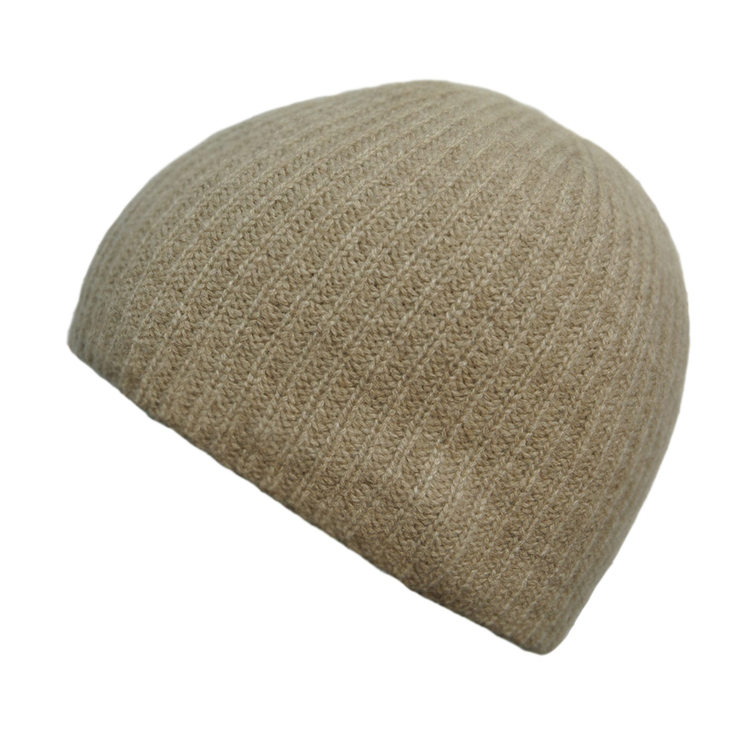 Cashmere Stone Fisher Knit Skull Cap