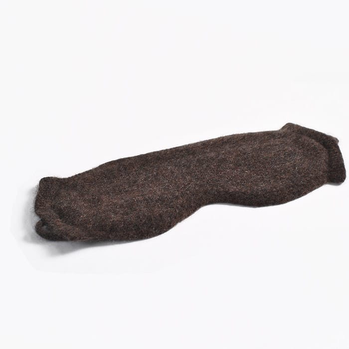 Cashmere Dark Brown Eye Mask