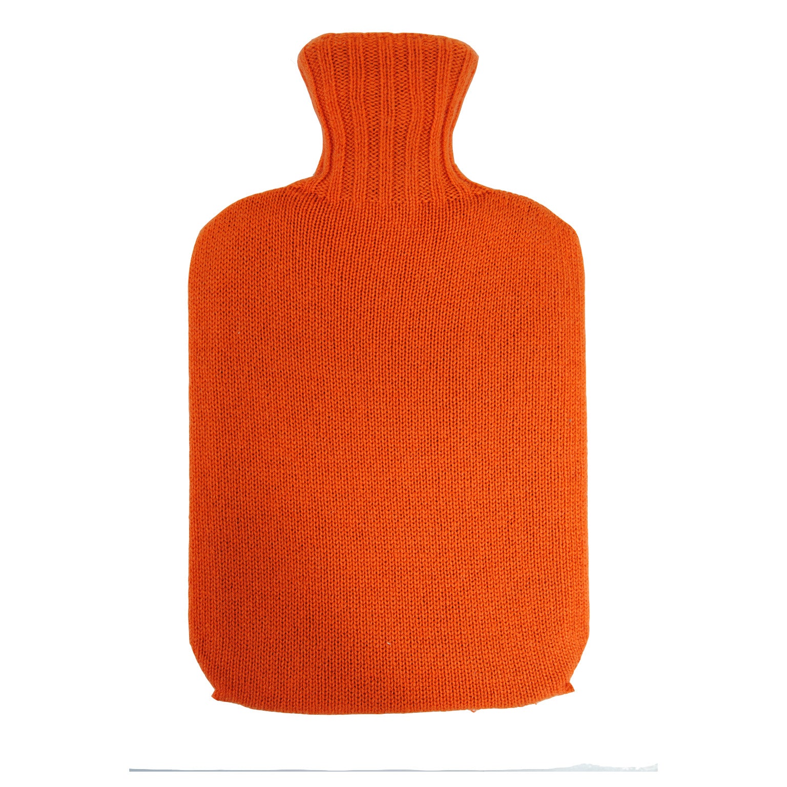 Orange Knit Hot Water Bottle