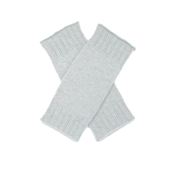 Cashmere Light Grey Wrist Warmers