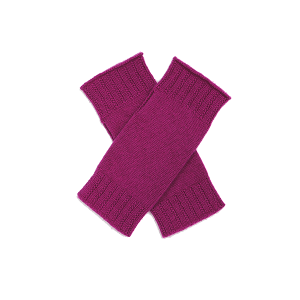 Cashmere Cerise Wrist Warmers