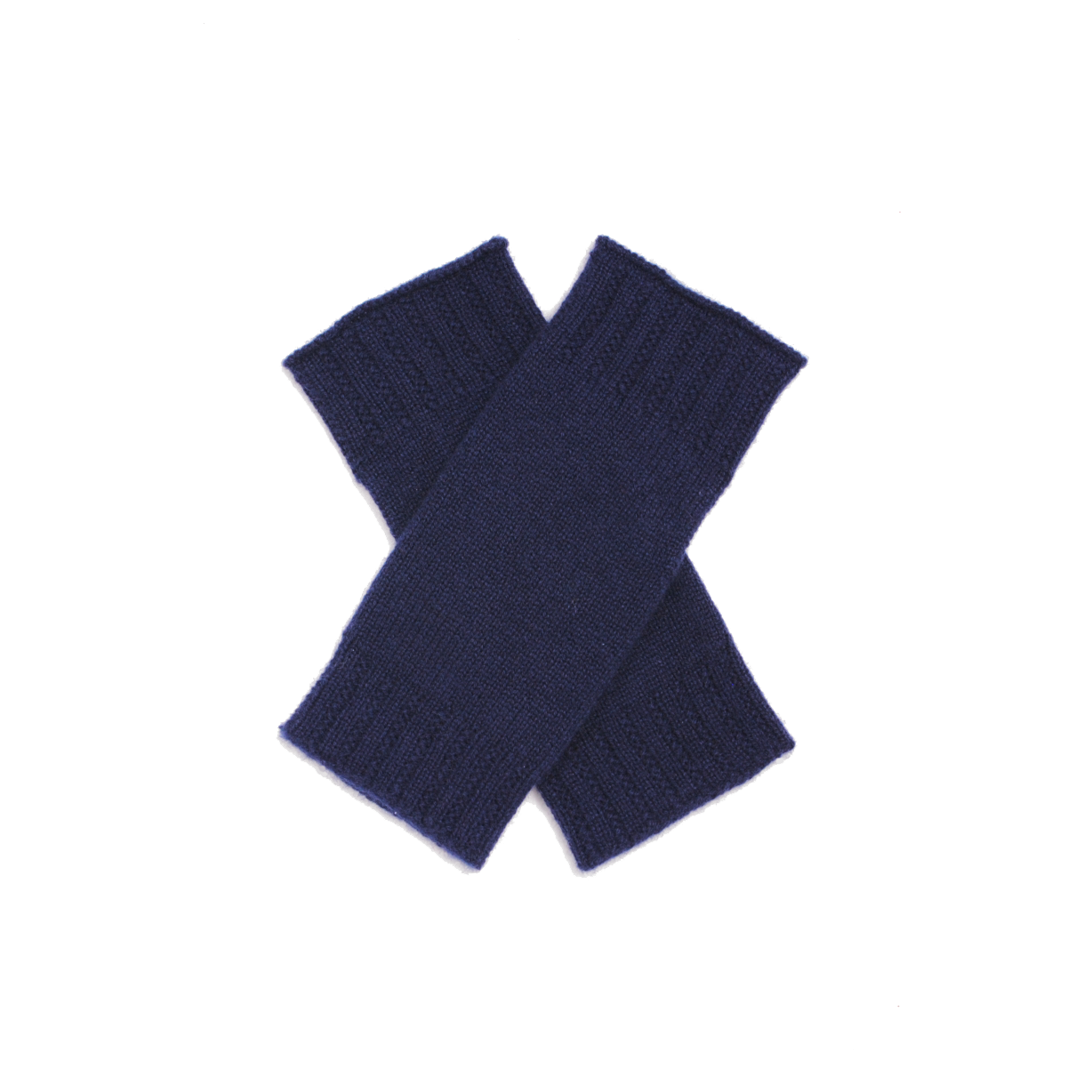 Cashmere Navy Wrist Warmers