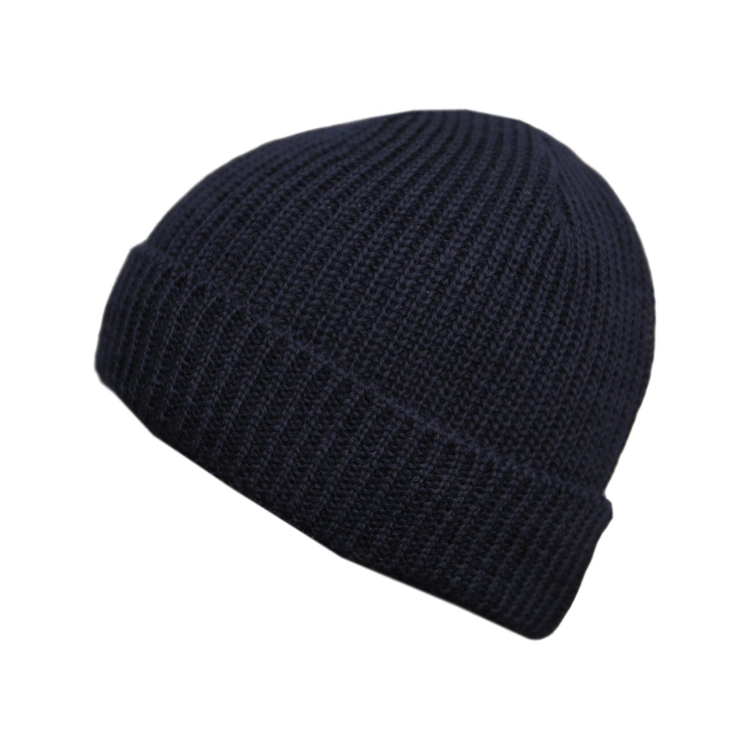 navy knit beanie