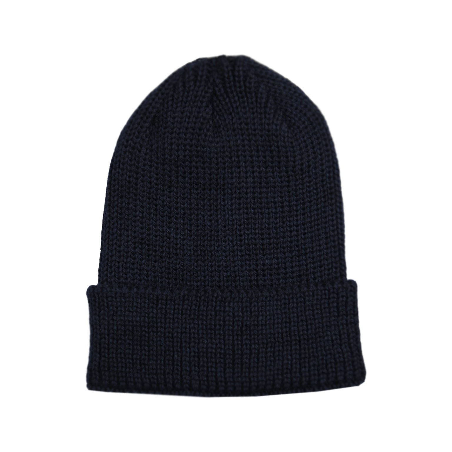 navy knit beanie