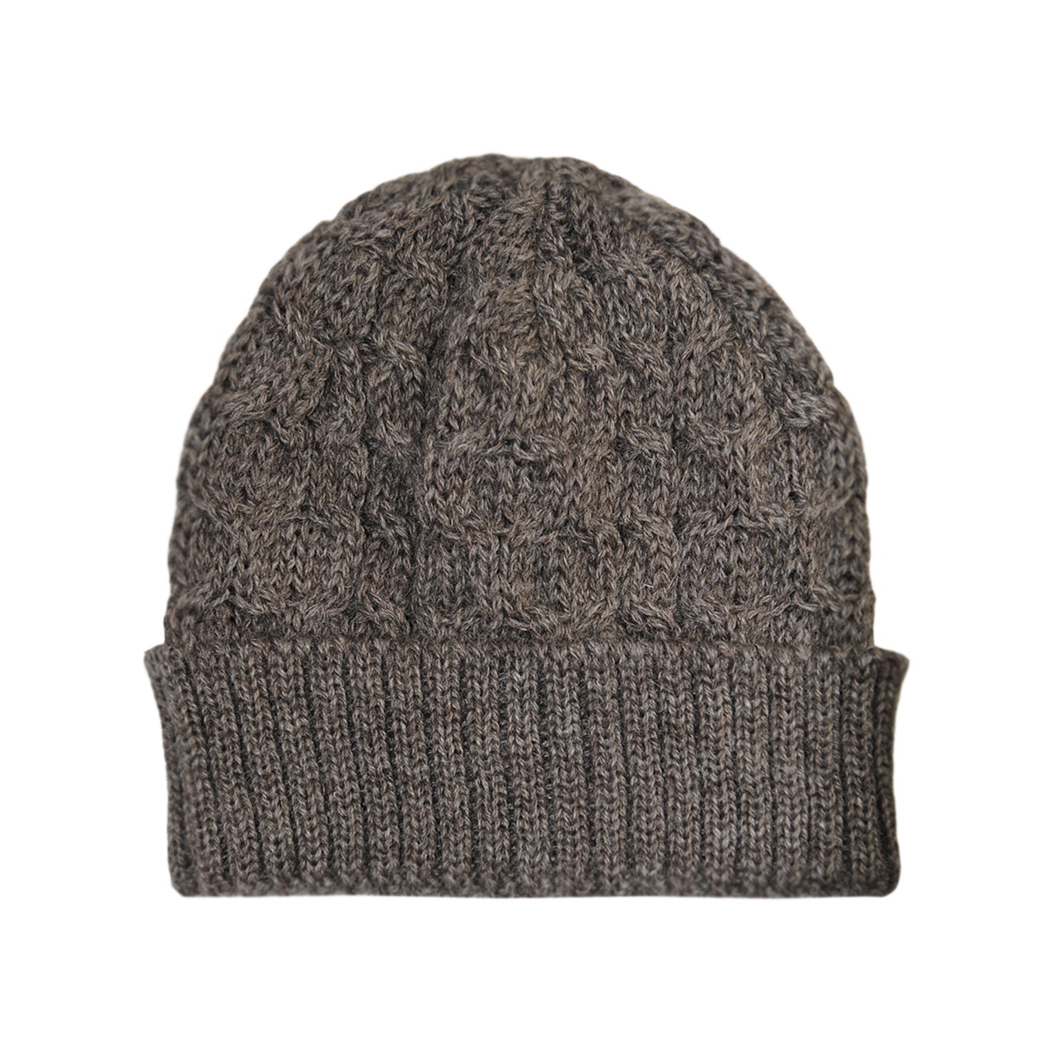 Grey knit beanie