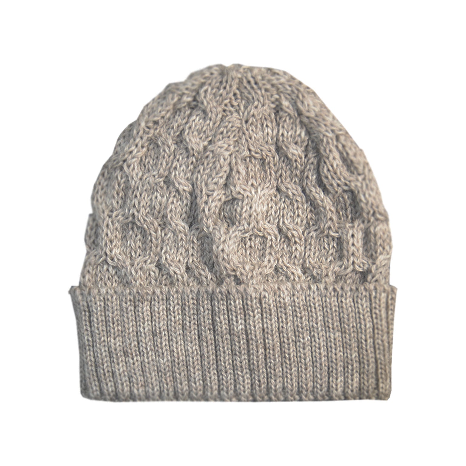 grey knit beanie