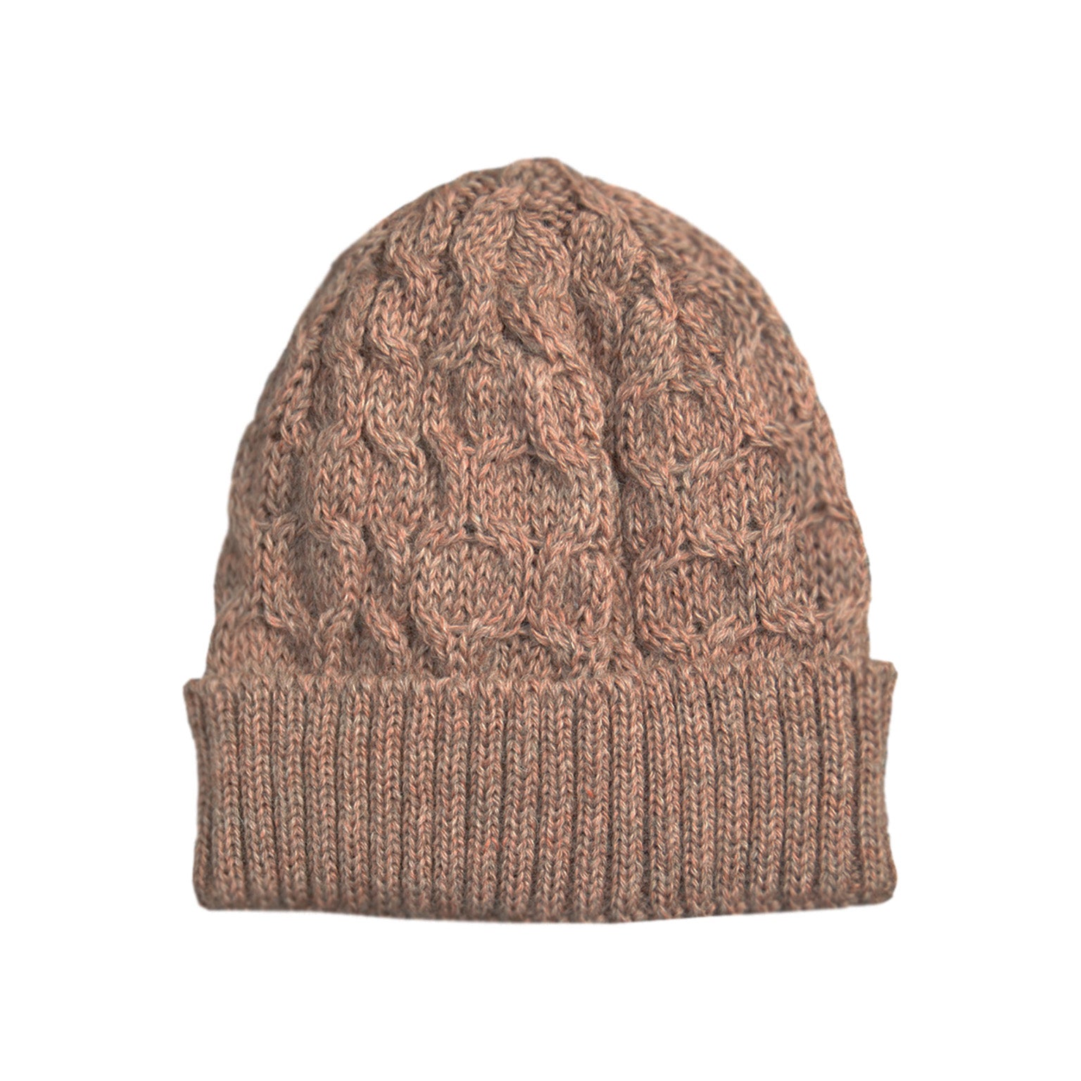 brown knit beanie