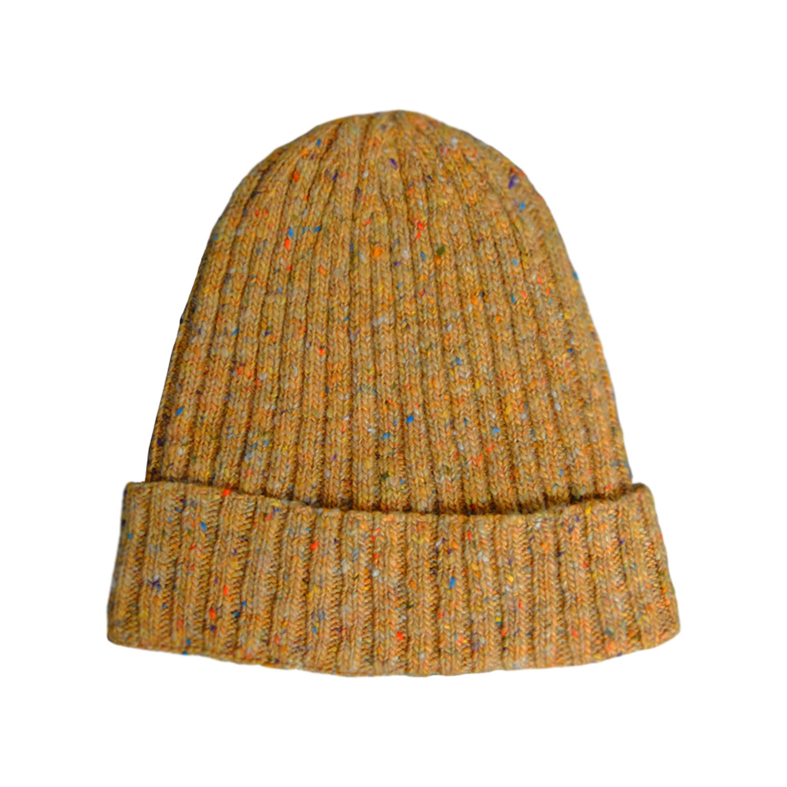 yellow knit beanie