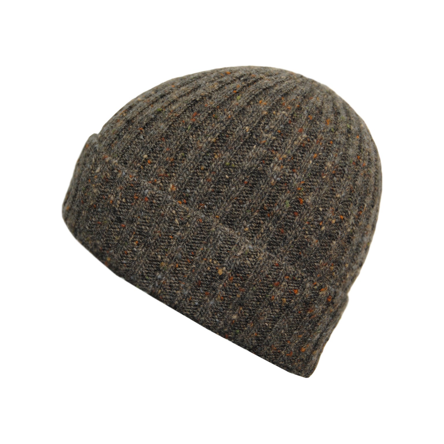 brown knit beanie