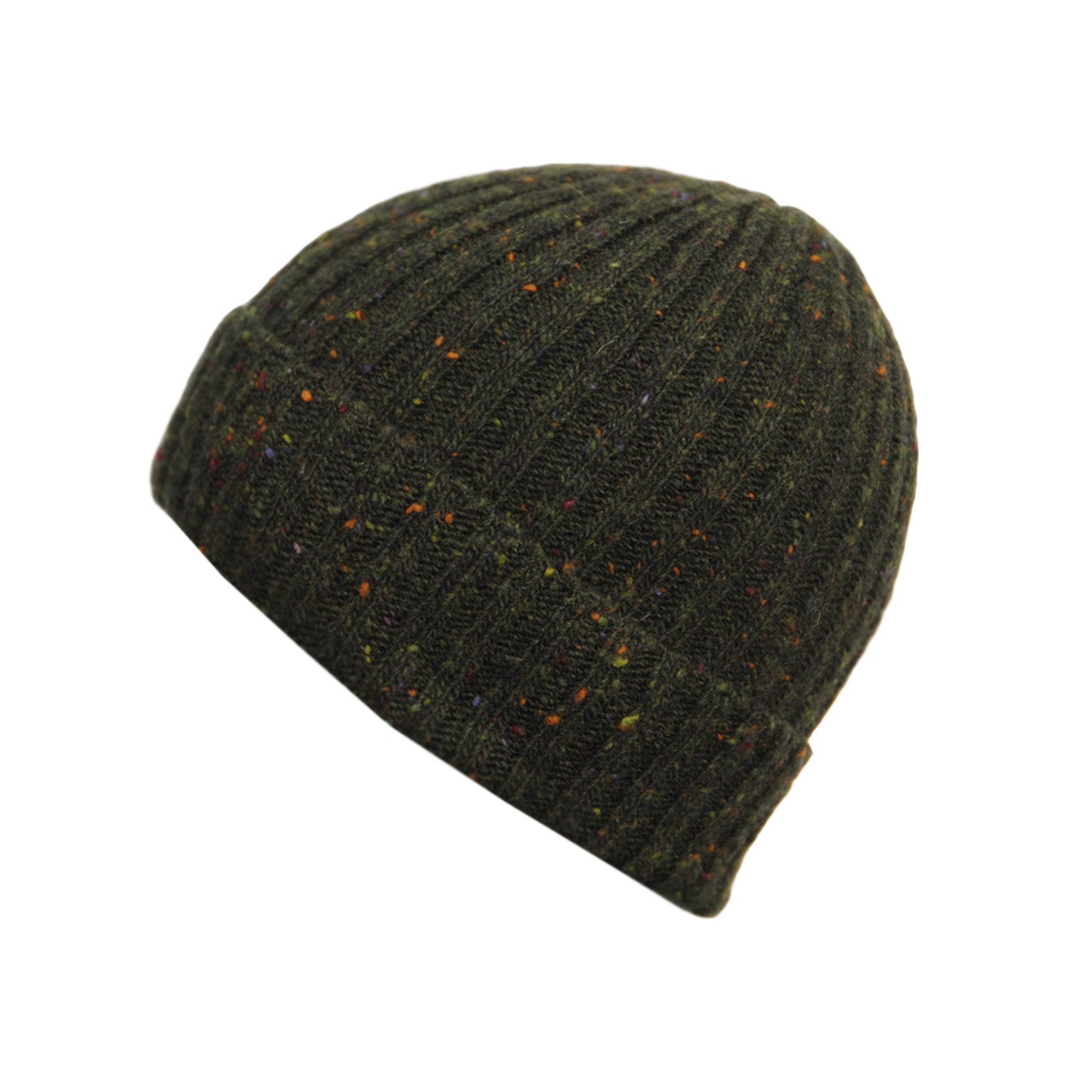 green knit beanie