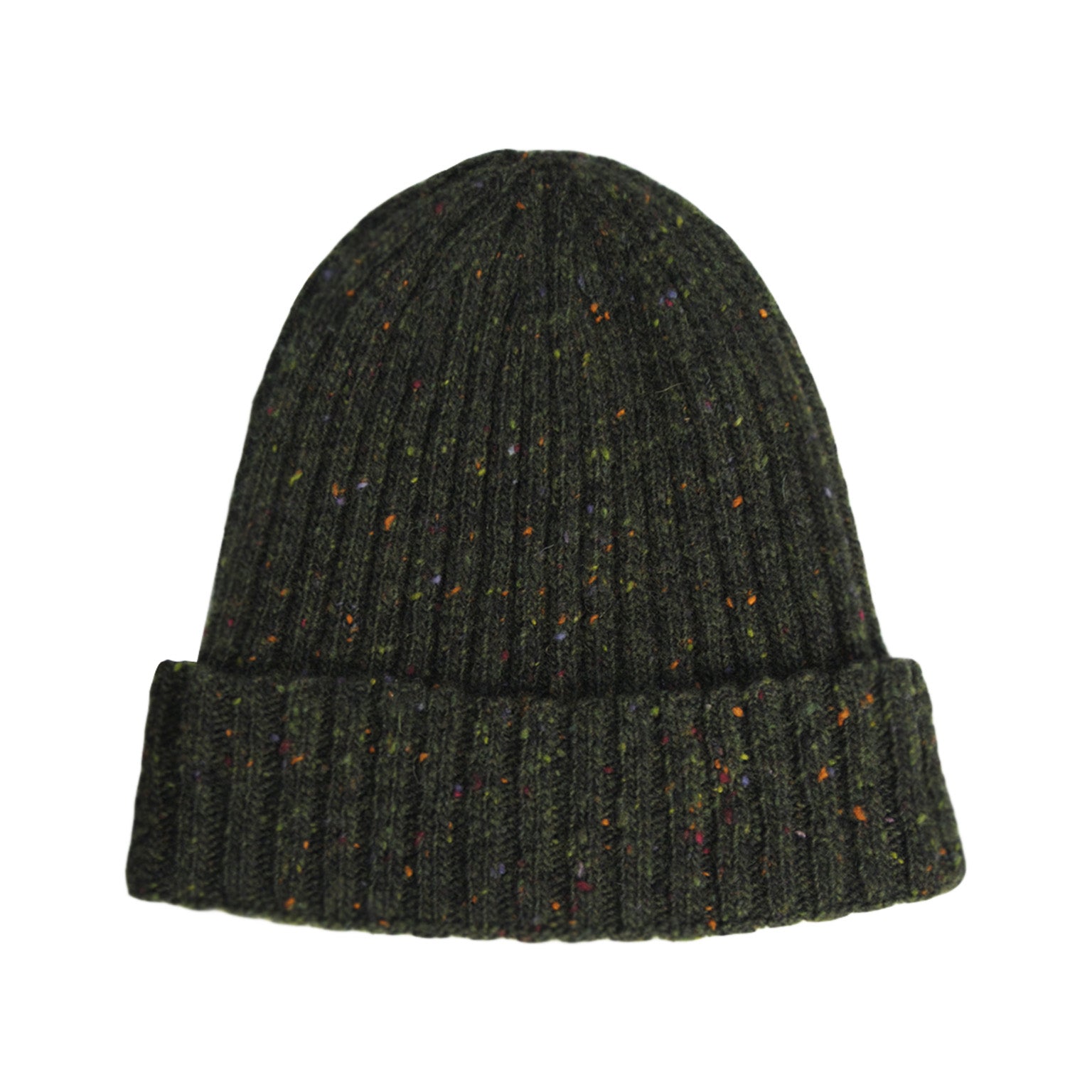 green knit beanie