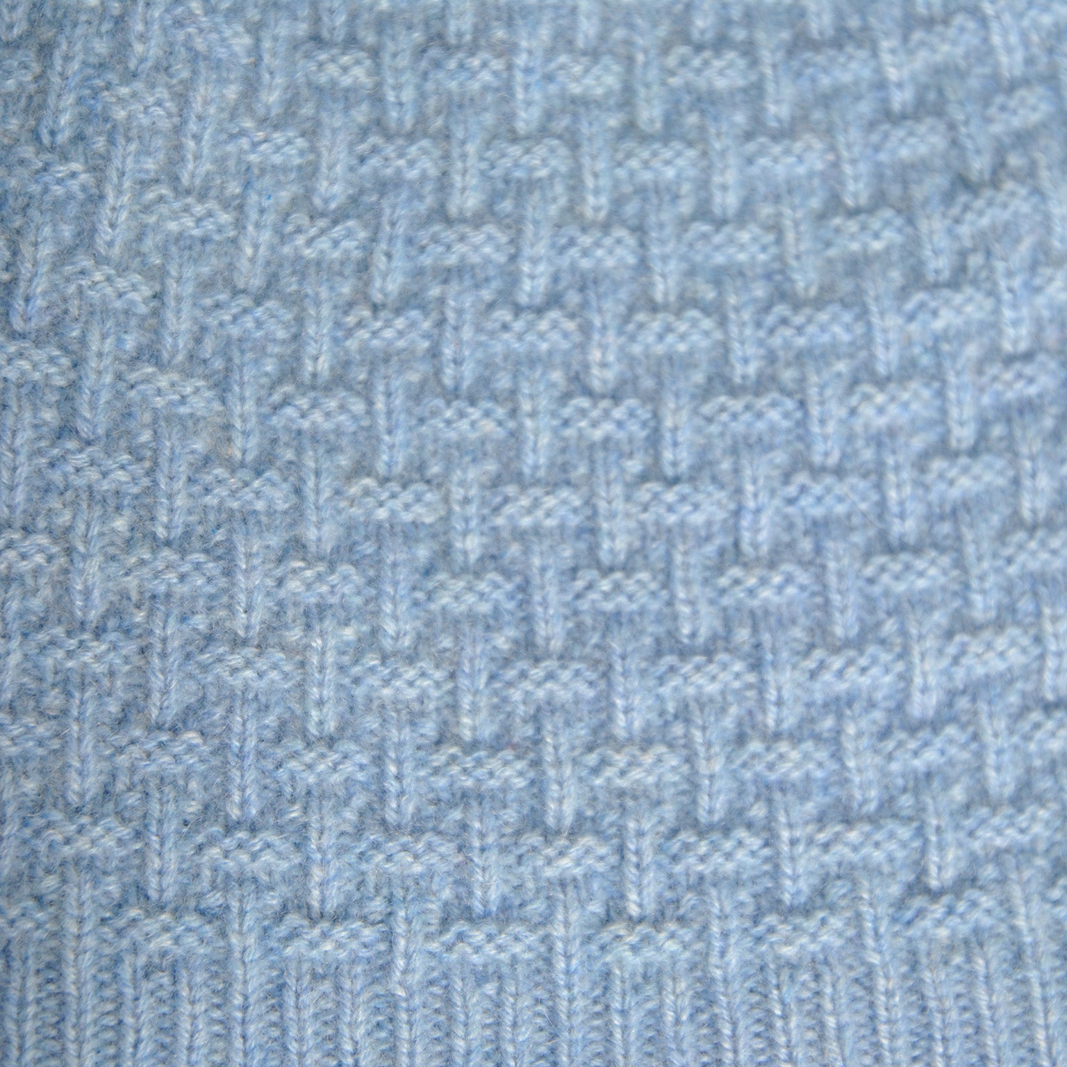 cashmere blue purl beanie