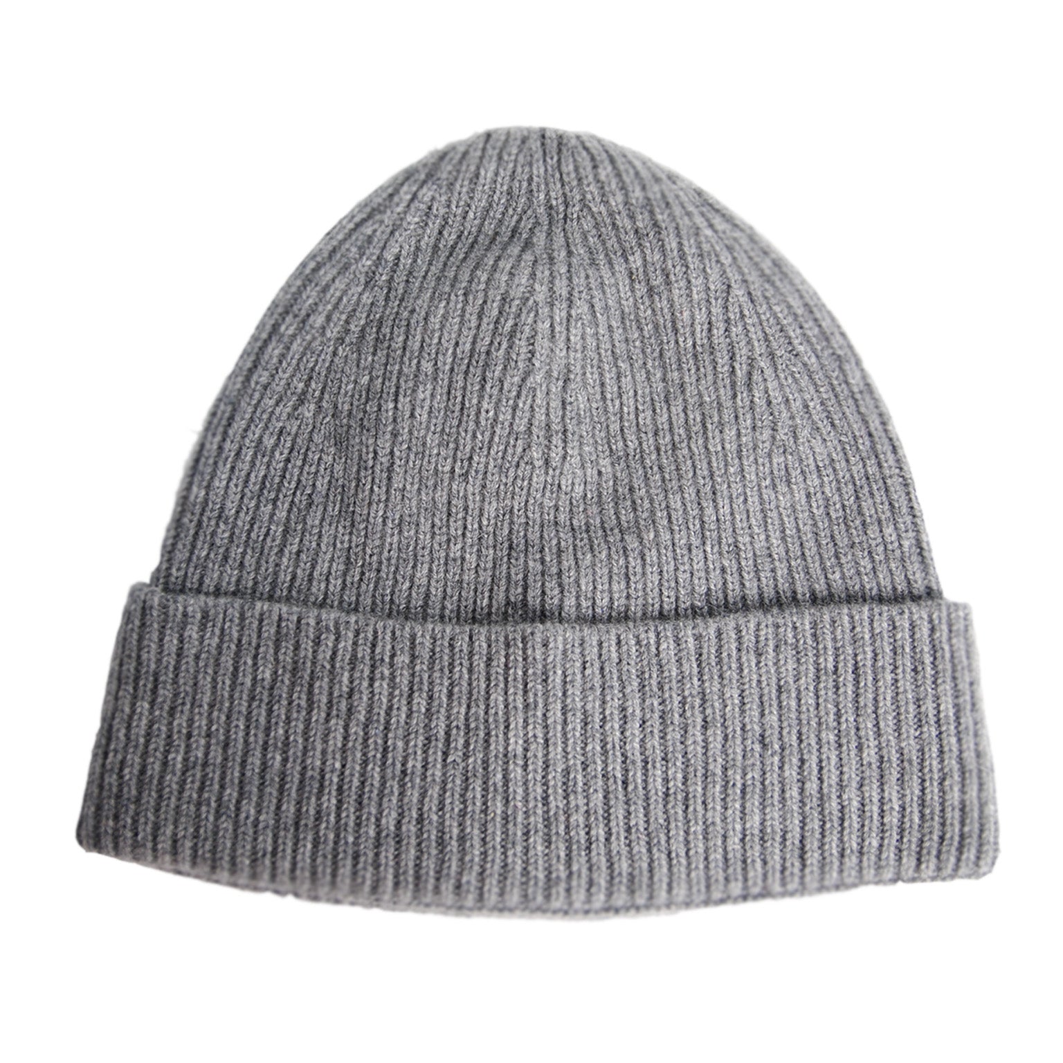 Cashmere Grey Heavy Knit Beanie