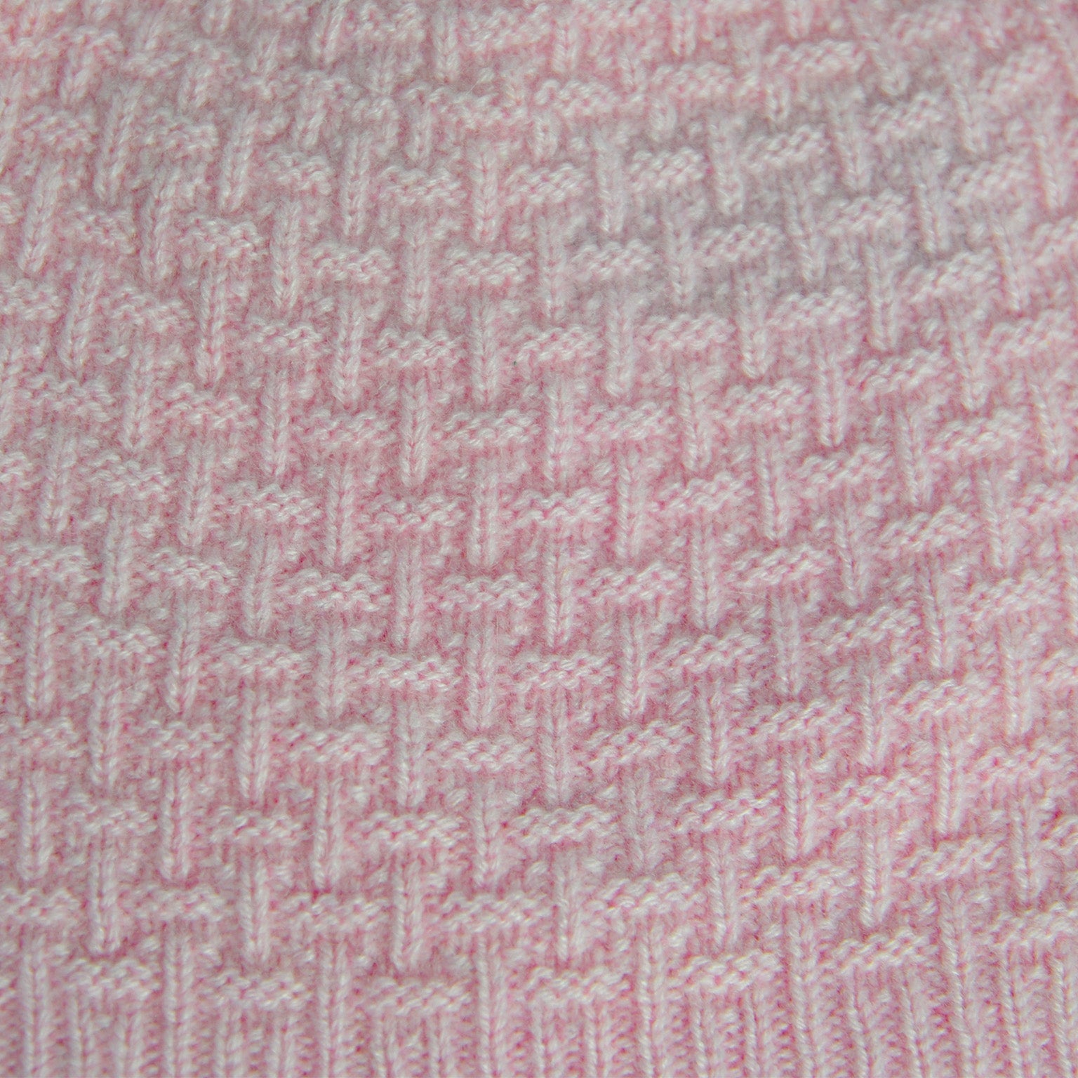 cashmere pink purl beanie