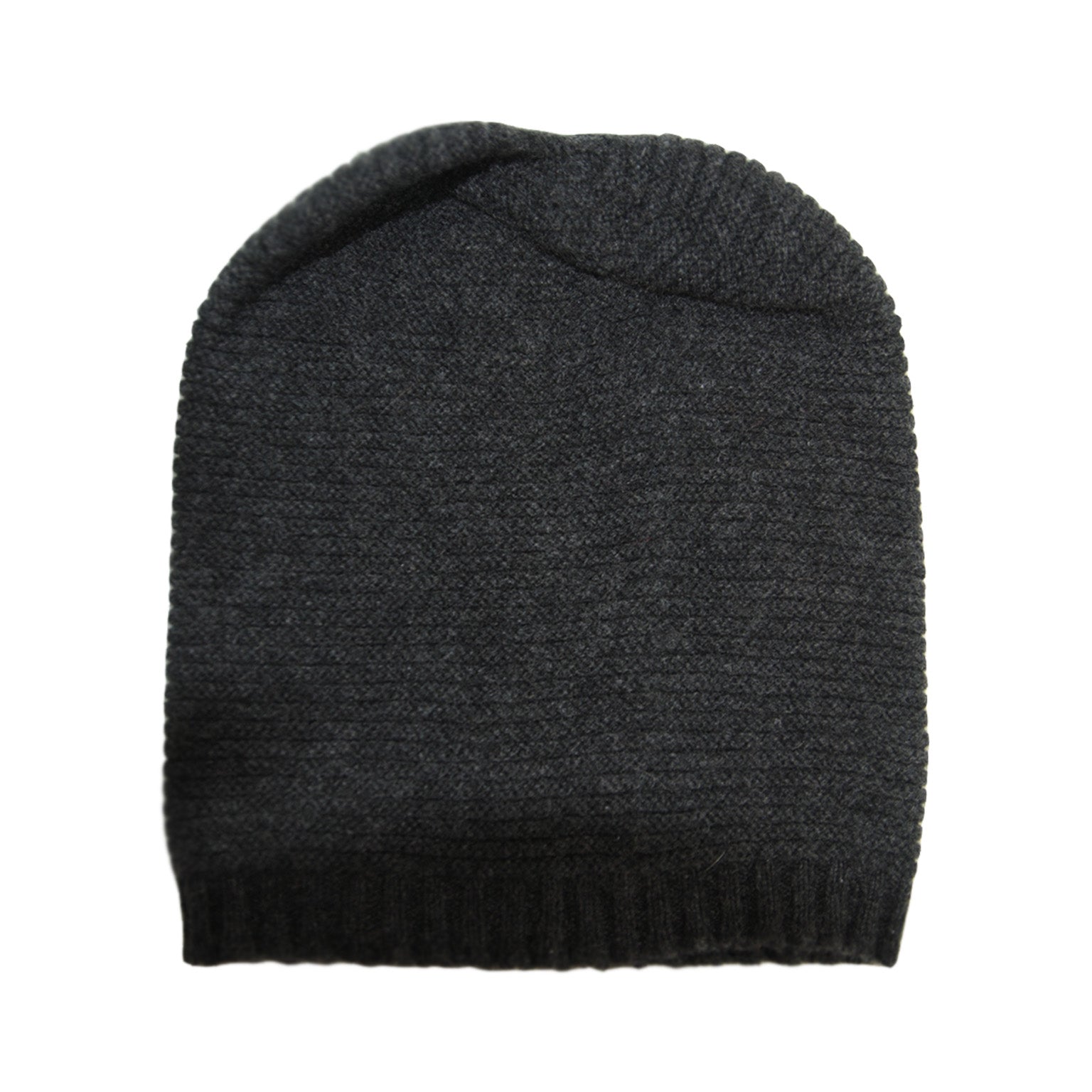 Cashmere Purl Slouch Beanie