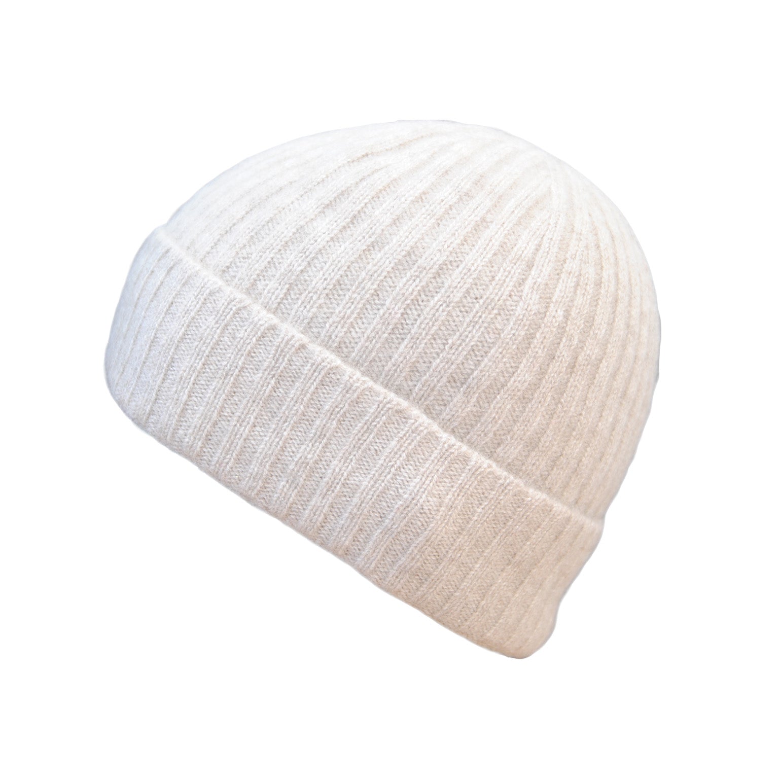 Cashmere Stone Ribbed Beanie