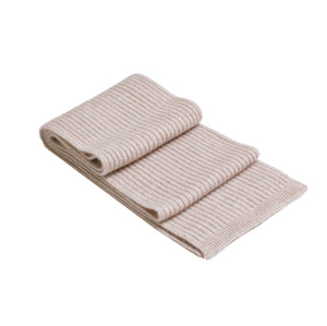 Cashmere Ribbed Scarf