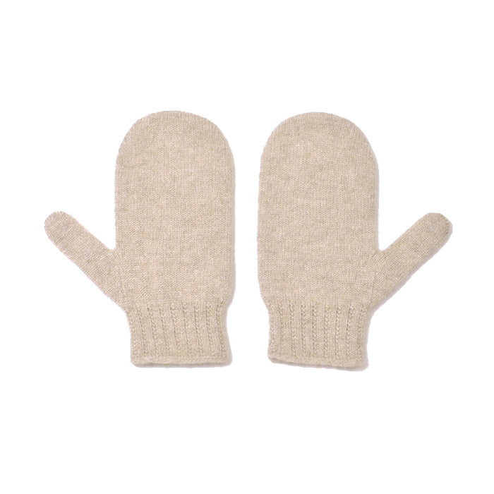 Cashmere Light Stone Mittens