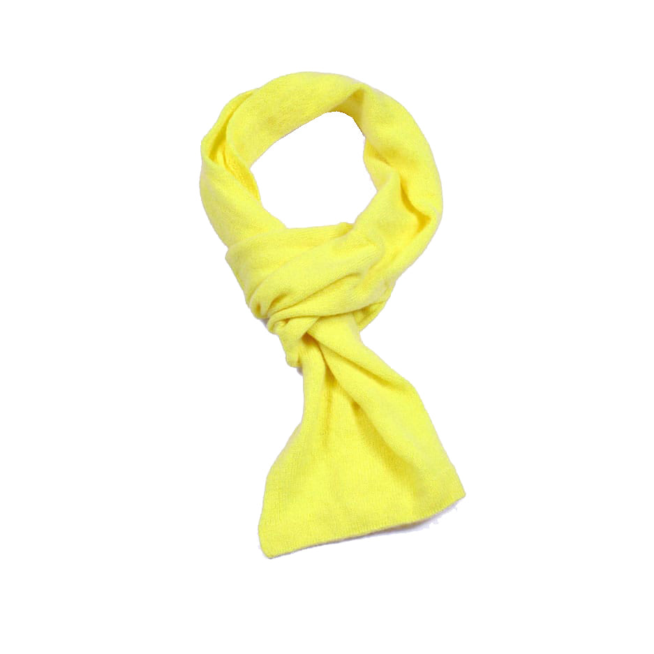 Cashmere Yellow Mini Scarf