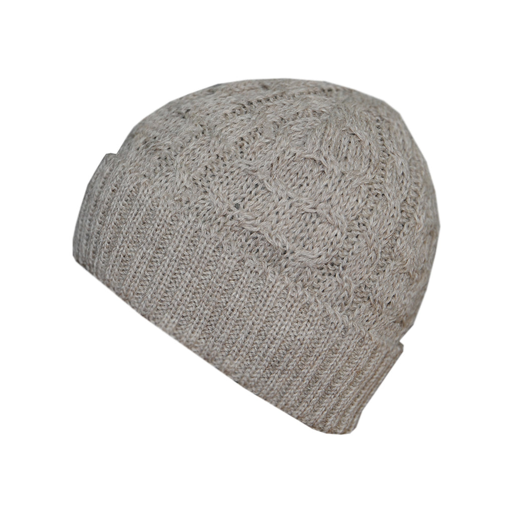 grey knit beanie