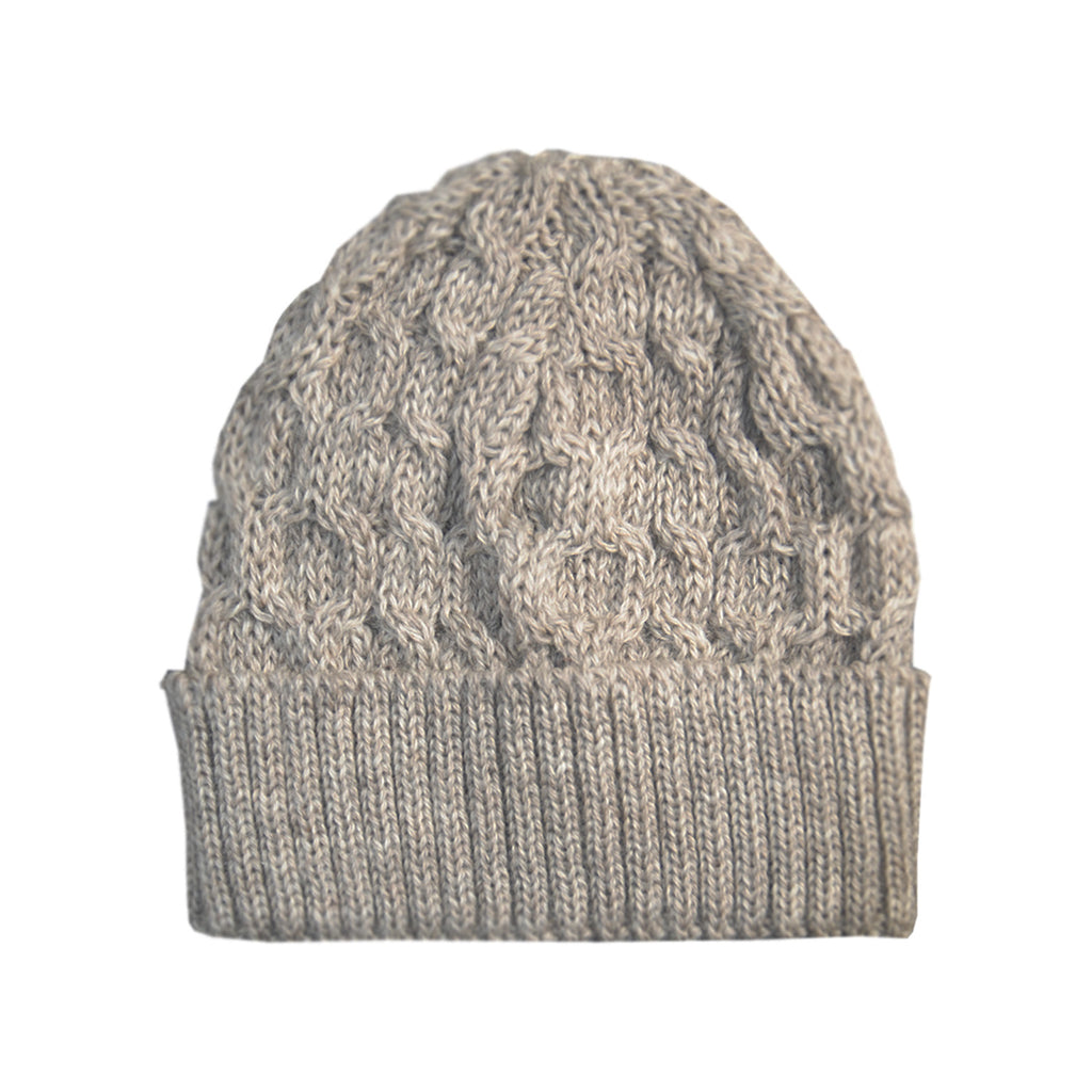 grey knit beanie