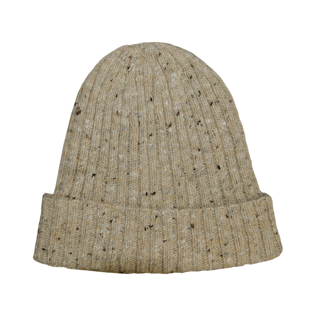 beige knit beanie