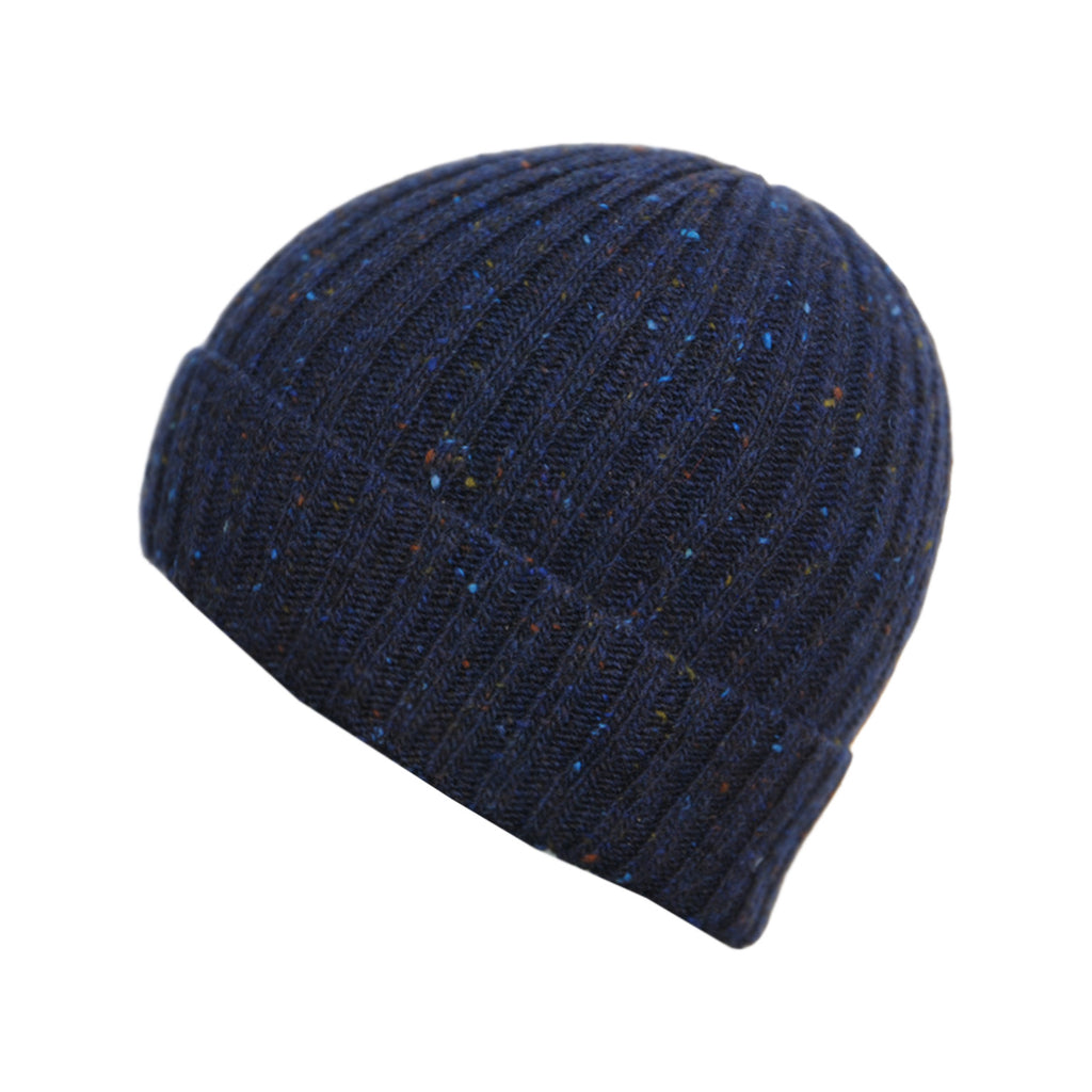 navy knit beanie