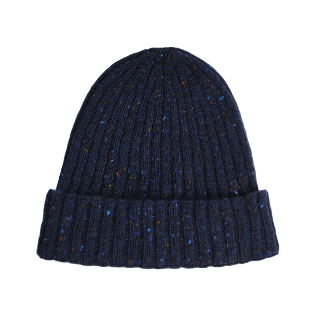 navy knit beanie